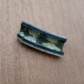 追いだき配管の断面に蓄積した汚れ